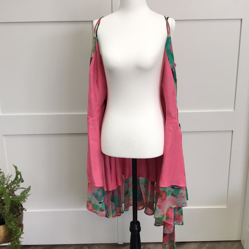 ❌SOLD OUT❌ BB DAKOTA floral wrap dress - NEW only size 4 left - Picture 6 of 14